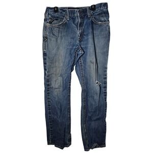 Ariat M4 FR Relaxed Boot Cut Denim Jeans Size 35/34 Flame Resistant Work CAT2